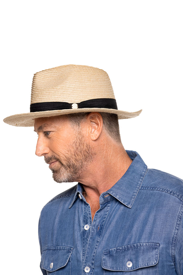 Men's Straw Palm Fedora Men's Straw Palm Fedora