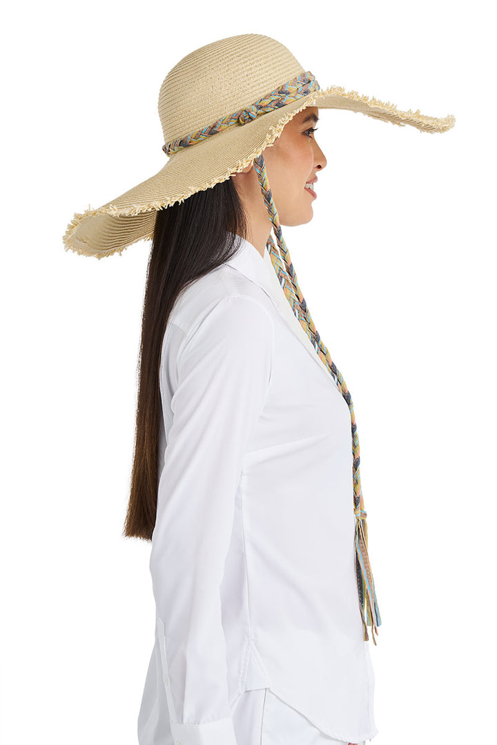 Large Brim Floppy Sun Hat | Natural
