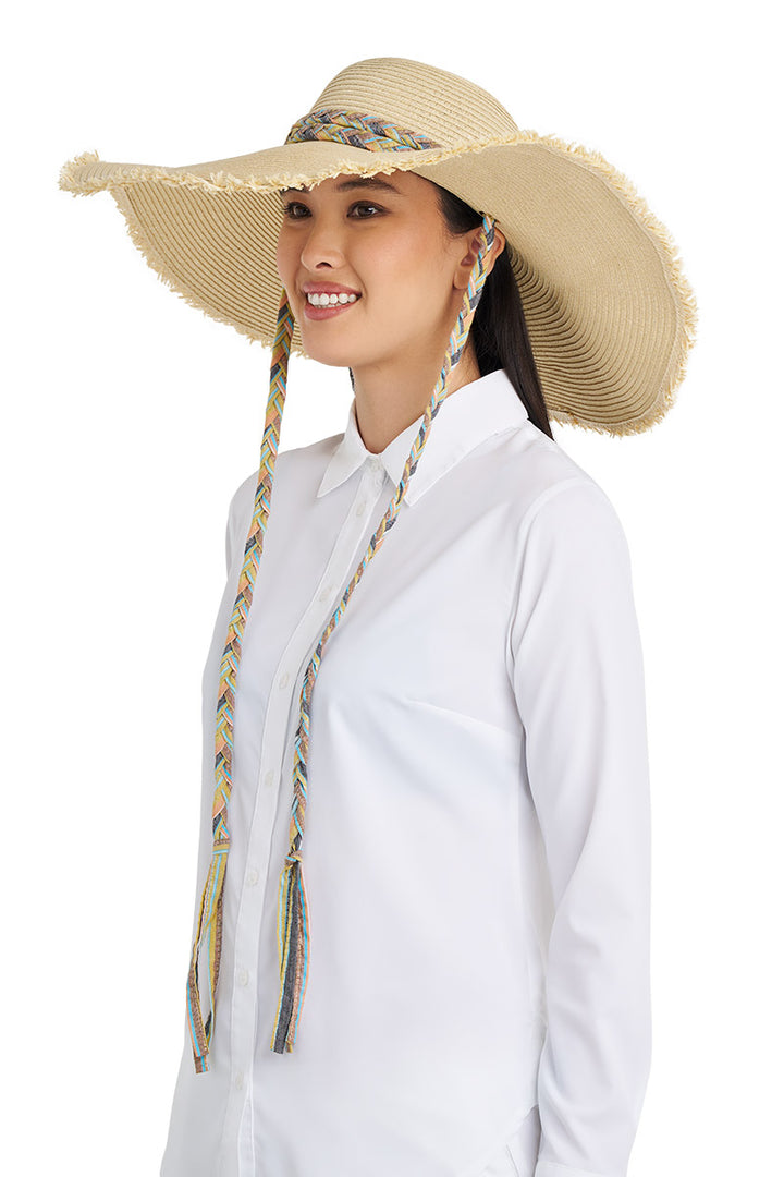 Large Brim Floppy Sun Hat | Natural