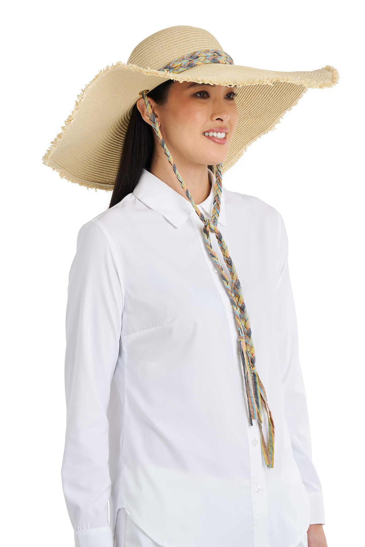 Large Brim Floppy Sun Hat | Natural