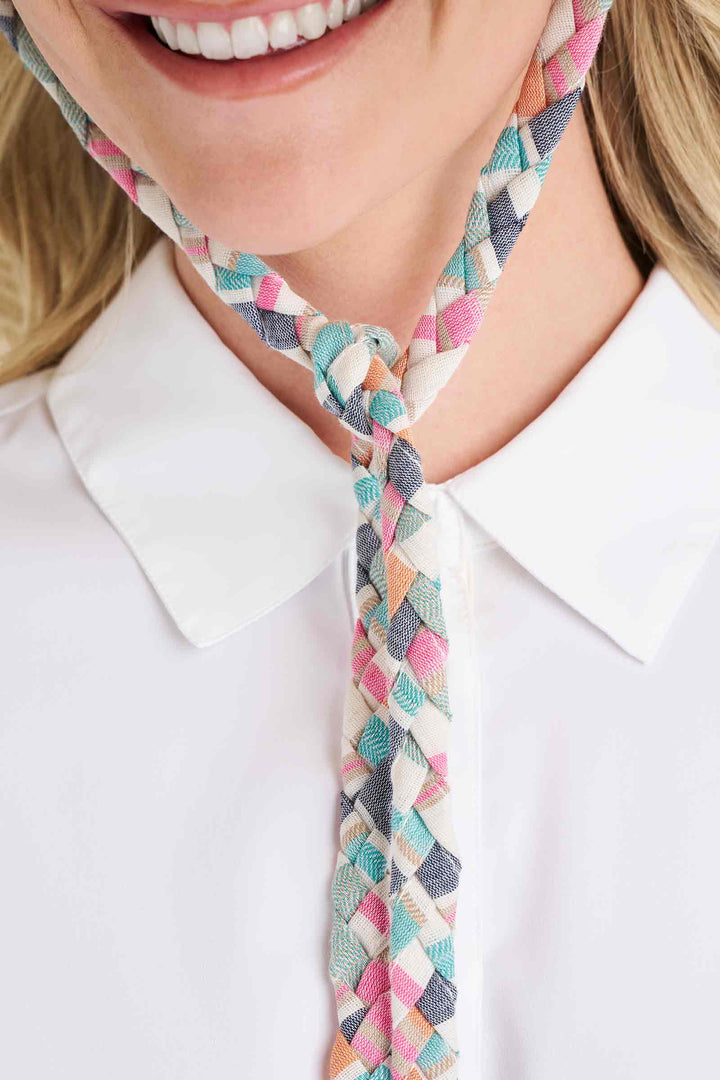 Large Brim Floppy Sun Hat | Natural Stripe