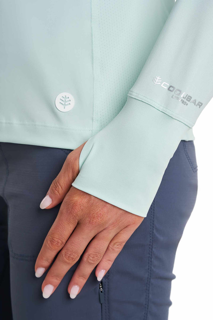 Women's Vented Fishing T-Shirt | Misty Aqua