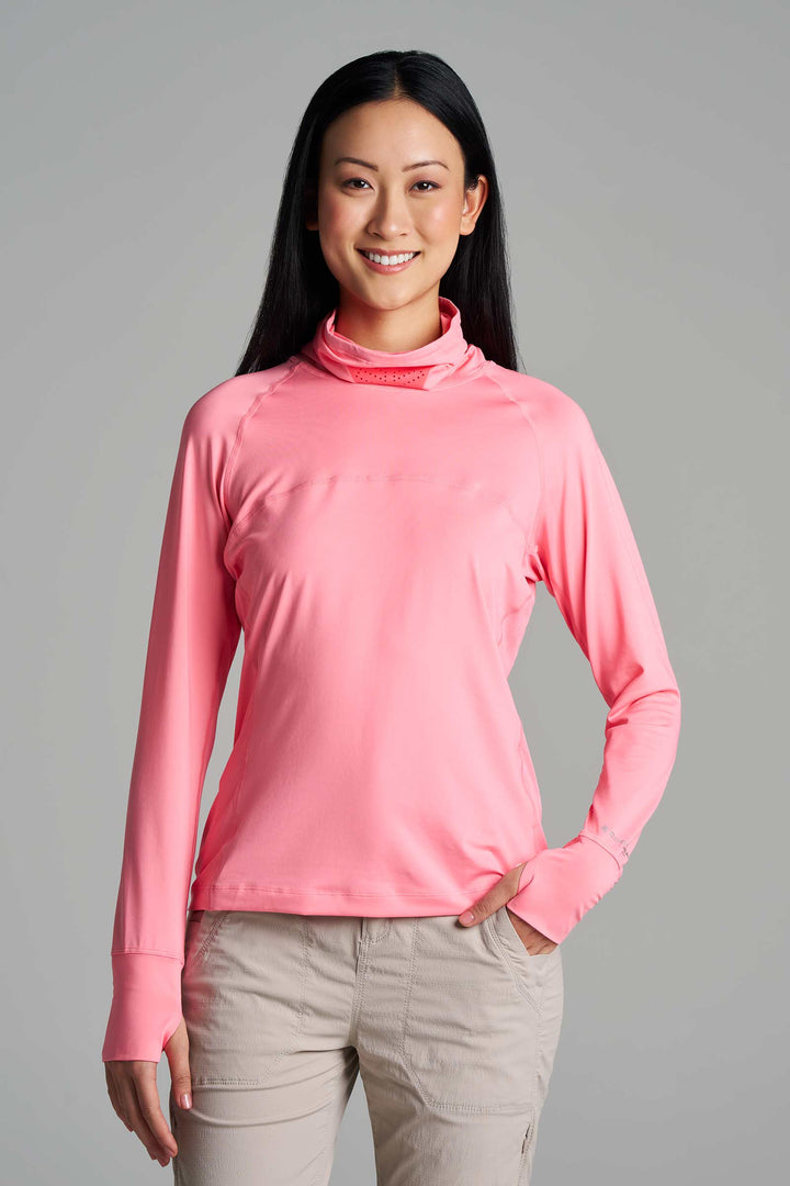 Women's Vented Fishing T-Shirt | Flamingo Pink