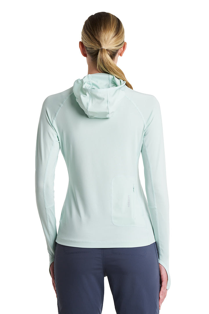 Women's Vented Sun Hoodie | Misty Aqua