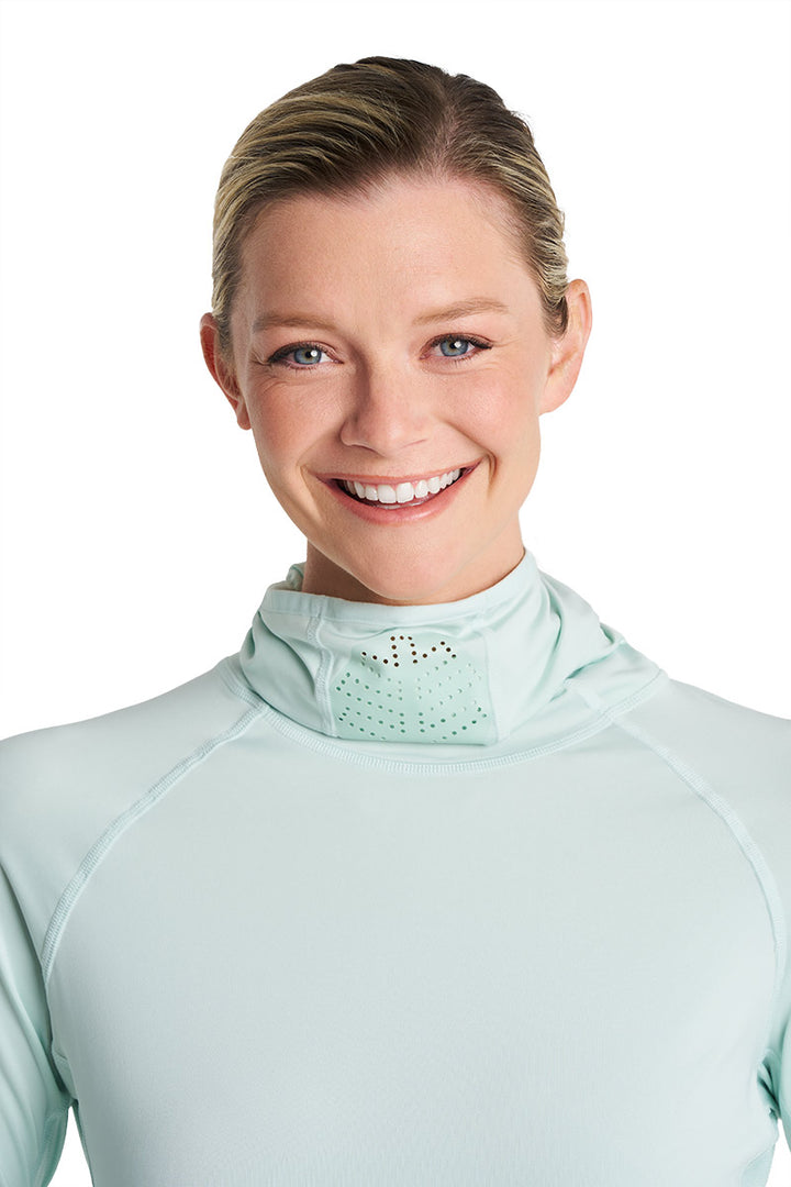 Women's Vented Sun Hoodie | Misty Aqua