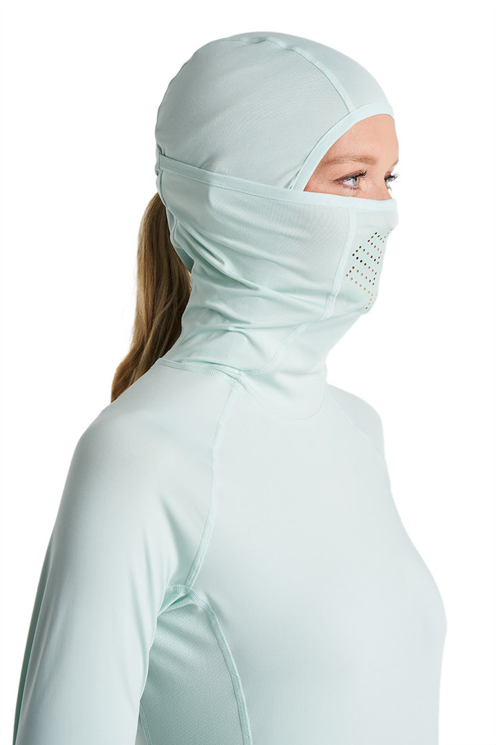Women's Vented Sun Hoodie | Misty Aqua