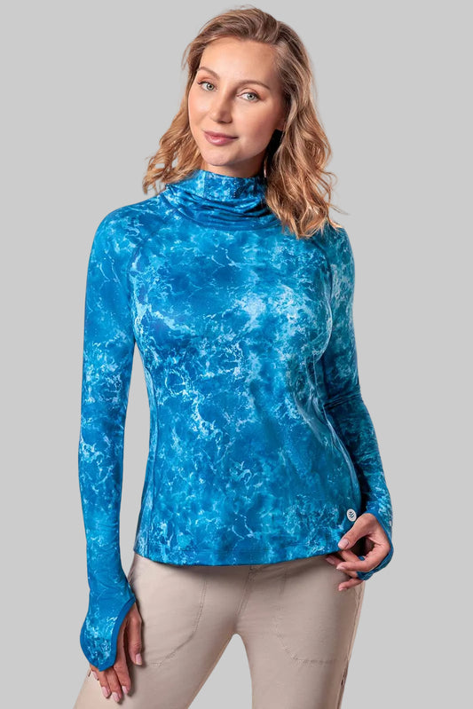 Color_Blue Water Print