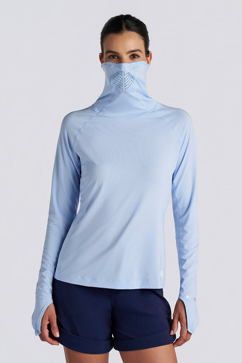 Women's Vented Paros Fishing Hoodie | White UPF 50+