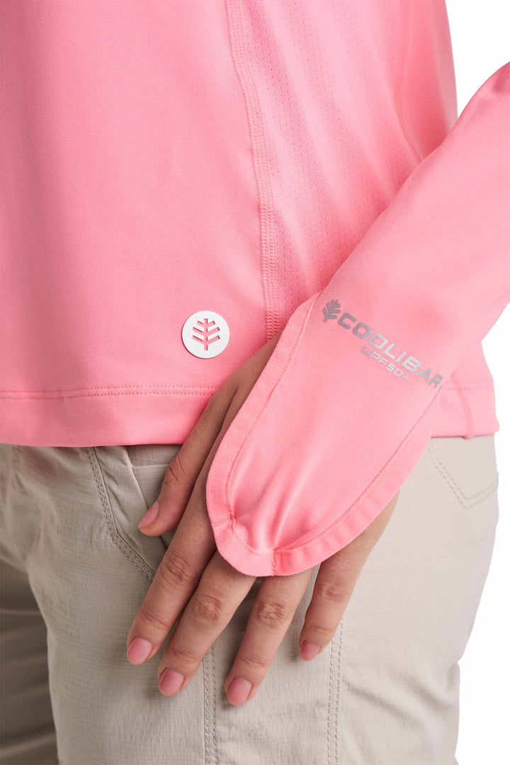 Women's Vented Sun Hoodie | Flamingo Pink