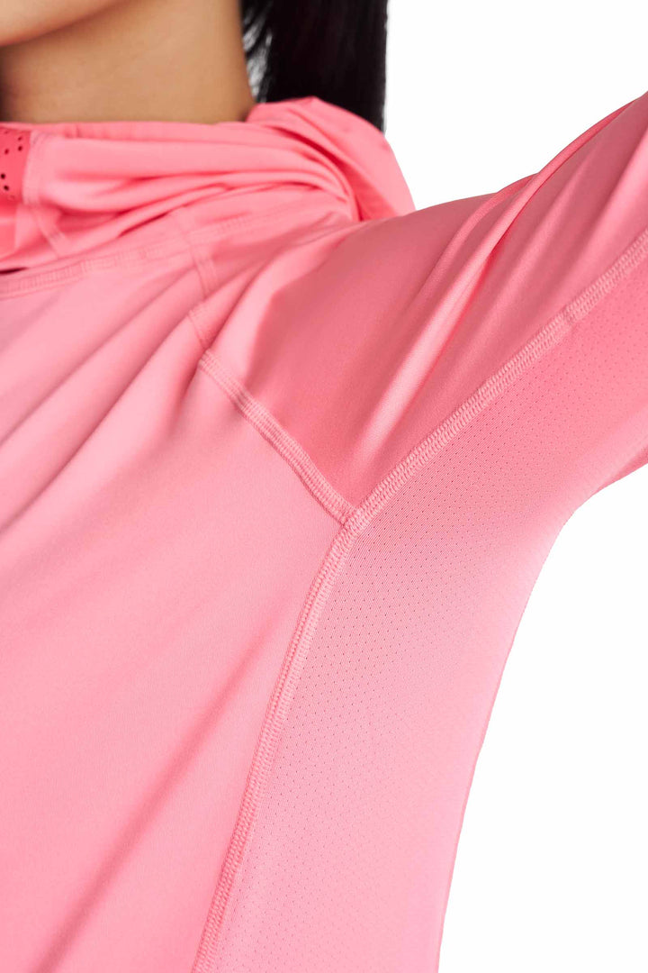 Women's Vented Sun Hoodie | Flamingo Pink