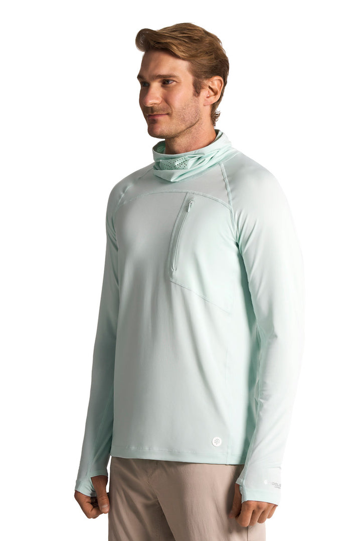 Men's Long Sleeve Fishing T-Shirt | Misty Aqua