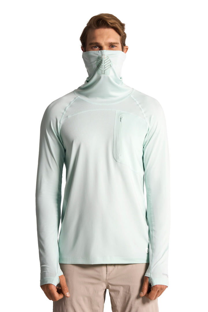 Men's Long Sleeve Fishing T-Shirt | Misty Aqua