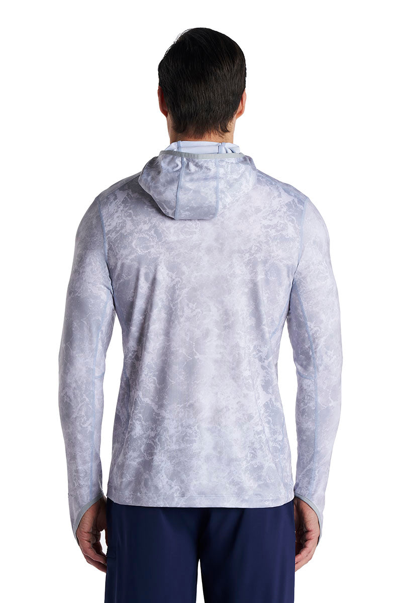 Men's Vented Andros Fishing Hoodie | Slate UPF 50+