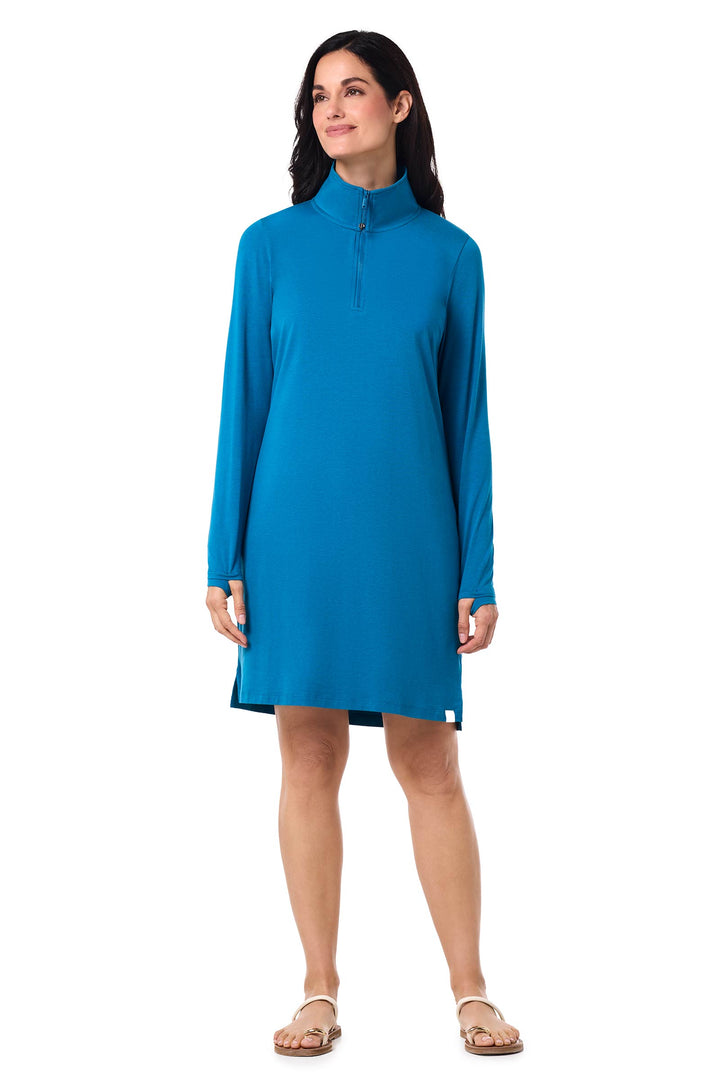 Women's Sarasota Quarter-Zip Dress | Bluejay UPF 50+ Women's Sarasota Quarter-Zip Dress | Bluejay UPF 50+