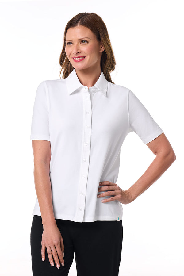 Women's Morningside Button Down Short Sleeve Shirt