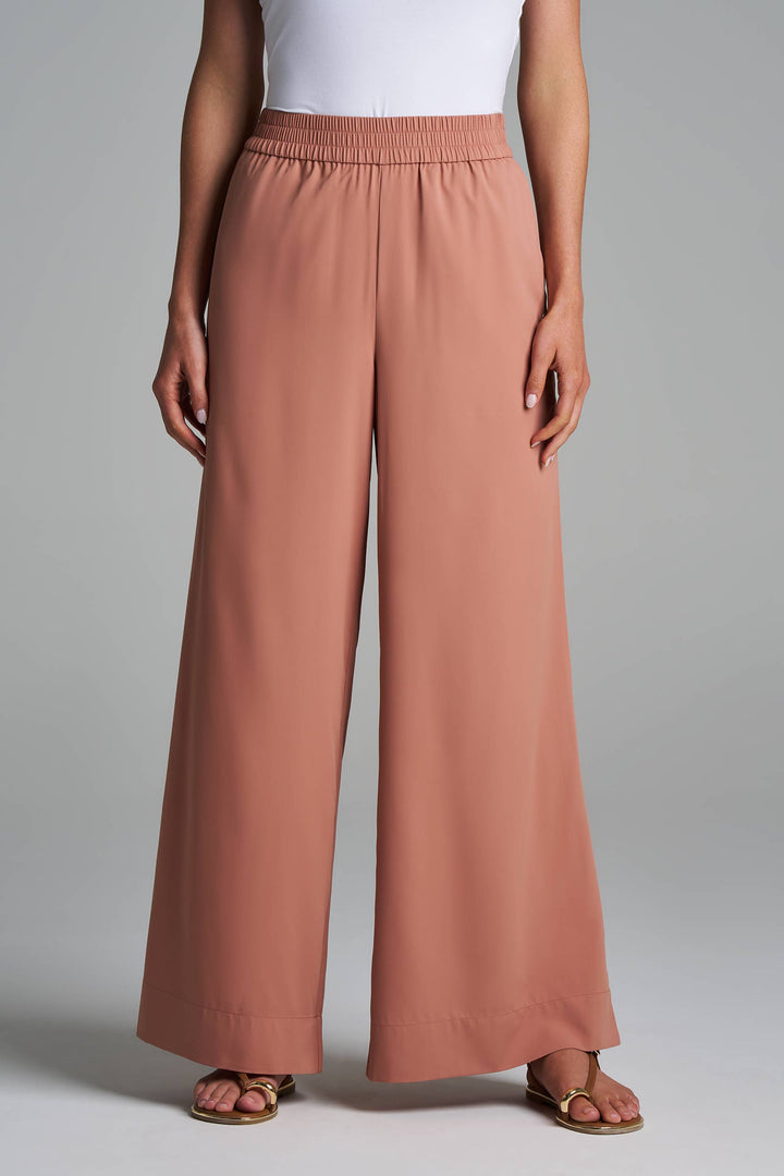 Women's Wide Leg Pants | Mocha Mousse