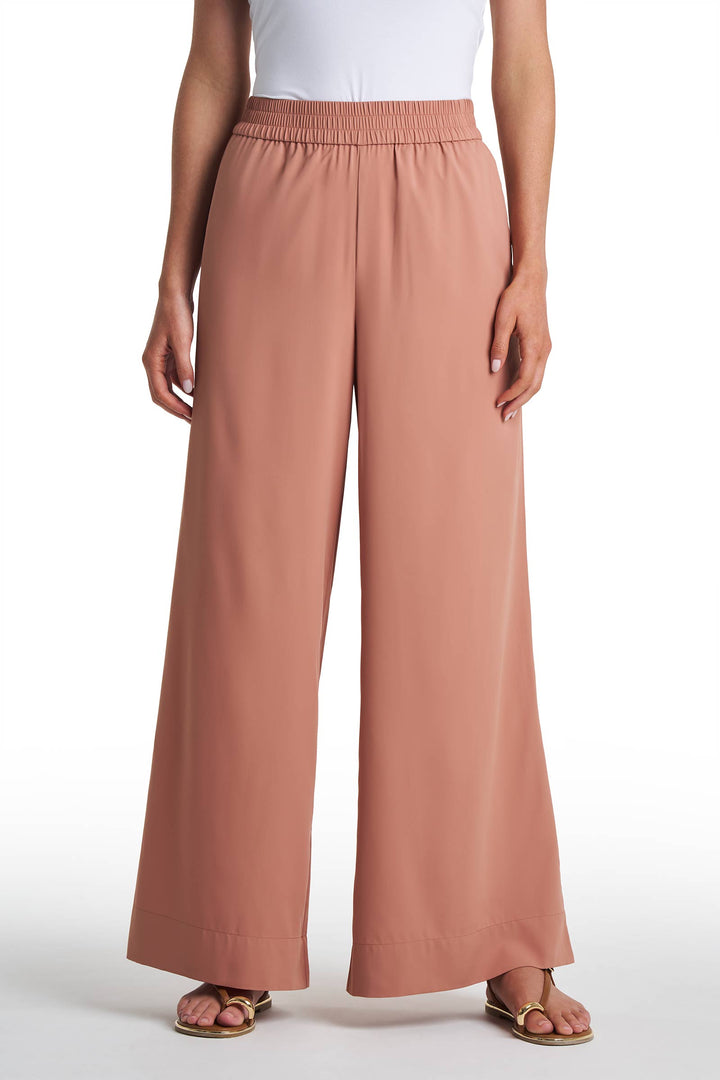 Women's Wide Leg Pants | Mocha Mousse