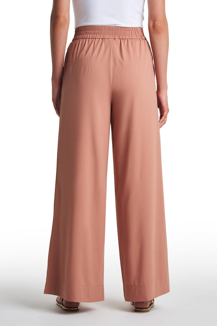 Women's Wide Leg Pants | Mocha Mousse
