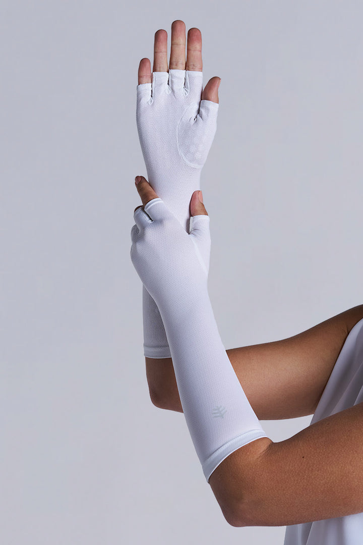 Unisex Bona Fingerless Mid-length Gloves