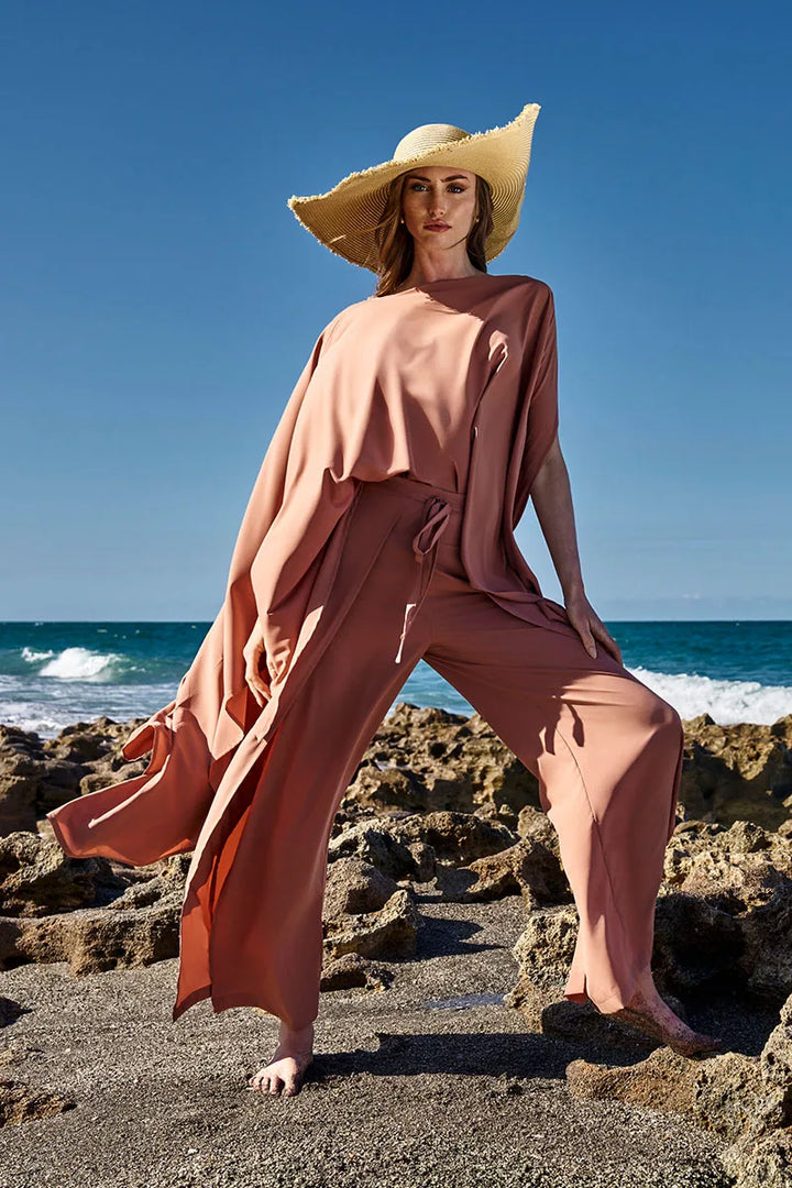 Hydra Sun Poncho | Mocha Mousse UPF 50+