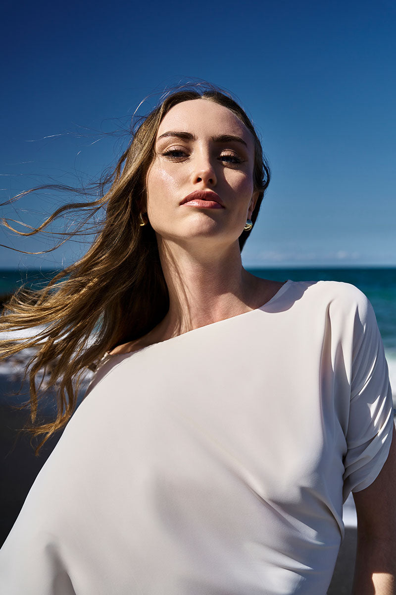 Hydra Sun Poncho | Vanilla UPF 50+