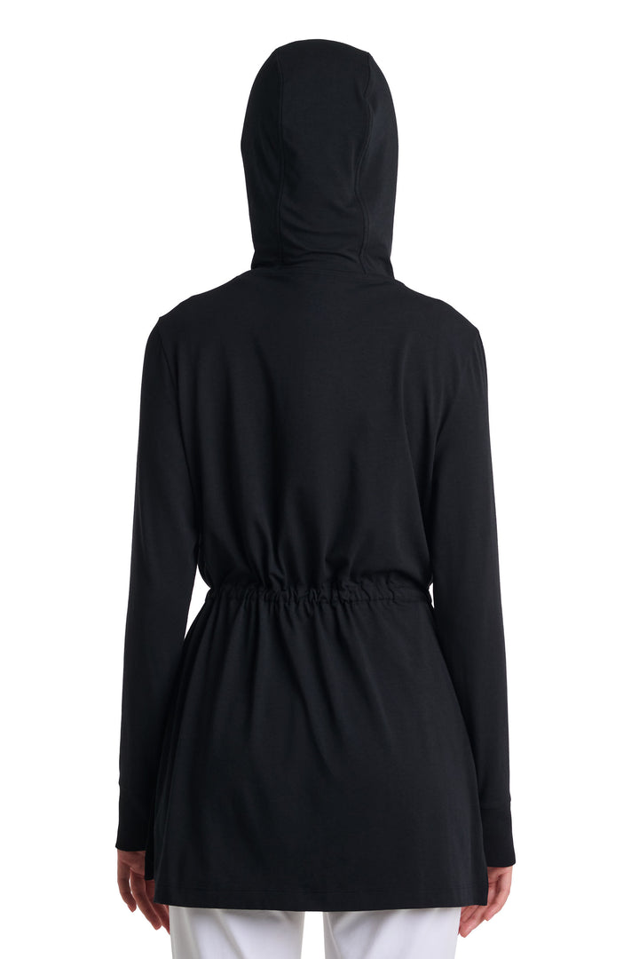 Women's Hoodie with Adjustable Waist | Black