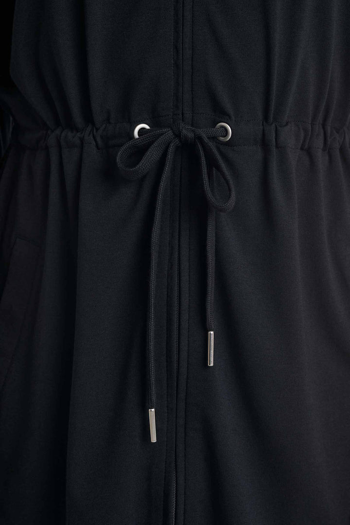 Women's Hoodie with Adjustable Waist | Black