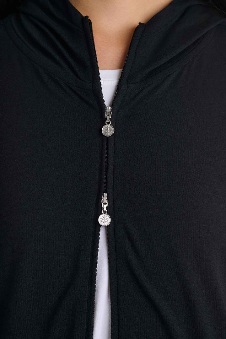 Women's Hoodie with Adjustable Waist | Black