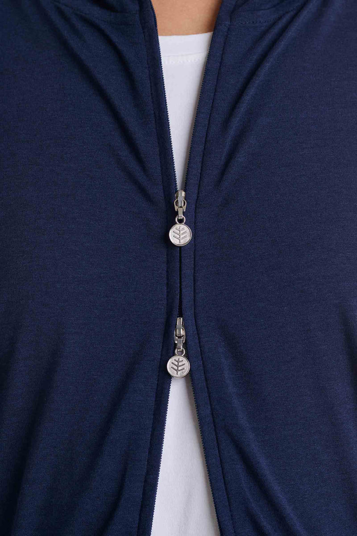 Women's Hoodie with Adjustable Waist | Navy
