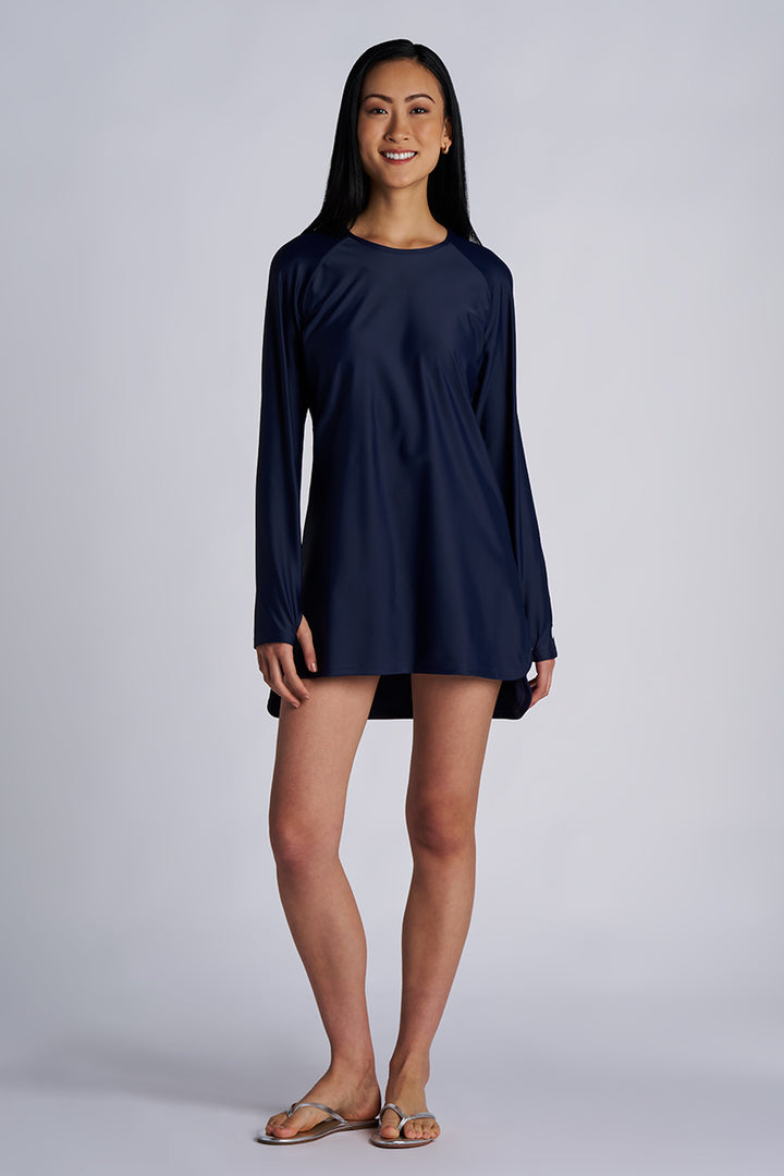 navy beach cover up dress Women's Seacoast Crew upload-20250623 Blue and Black Dress Color:Marcia Rose is for those Comfortable