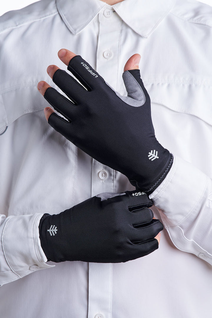 Outdoor Sun Gloves | Black
