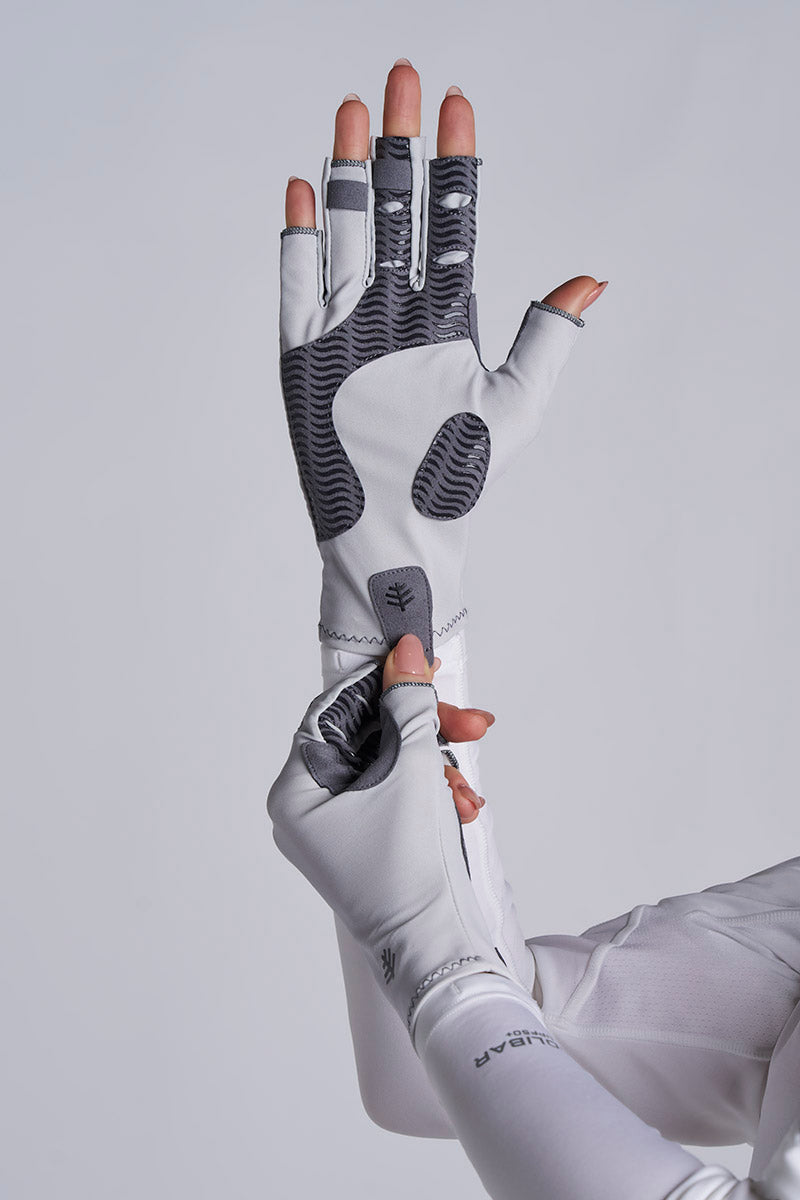 Tahoe Outdoor Sun Gloves | Grey UPF 50+
