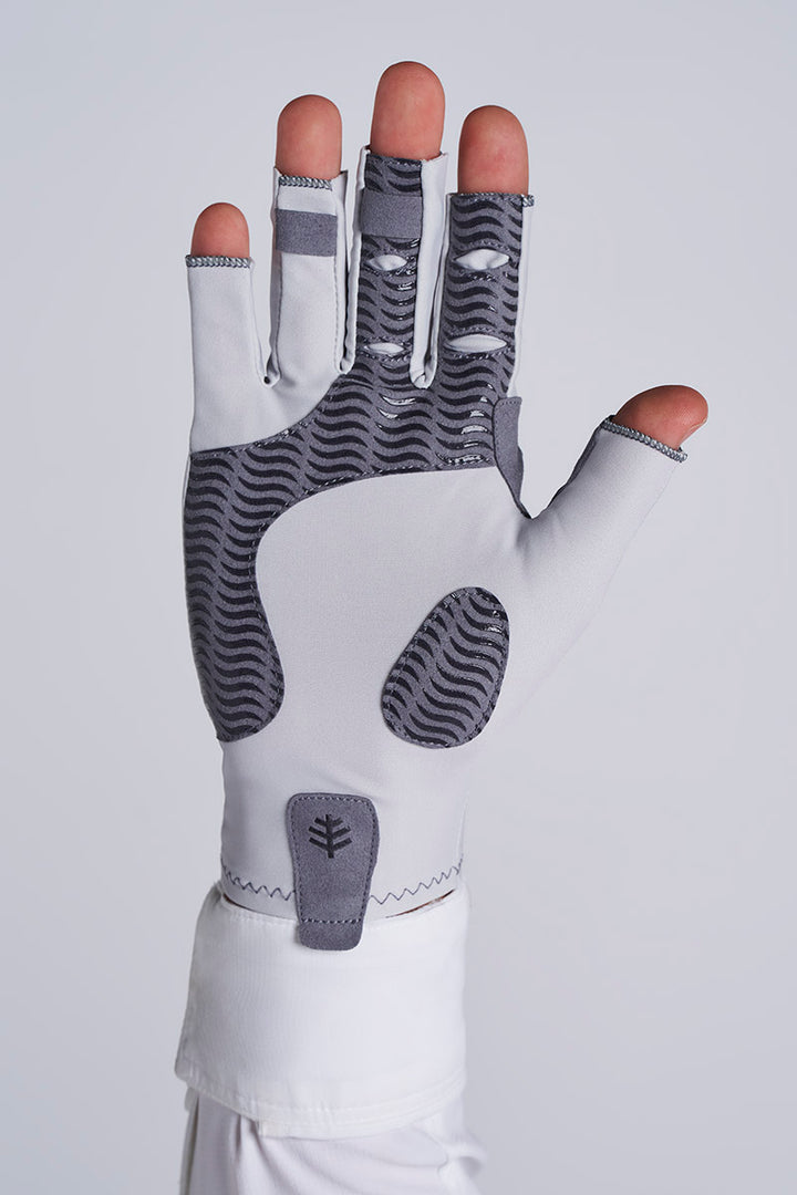Tahoe Outdoor Sun Gloves | Sleek Grey UPF 50+