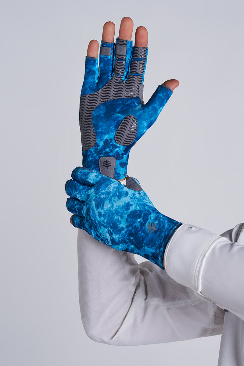 Tahoe Outdoor Sun Gloves | Black UPF 50+