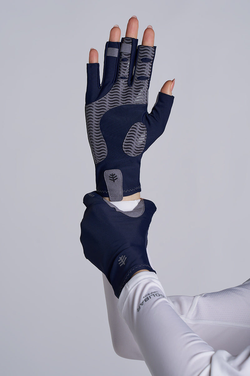 Tahoe Outdoor Sun Gloves | Black UPF 50+