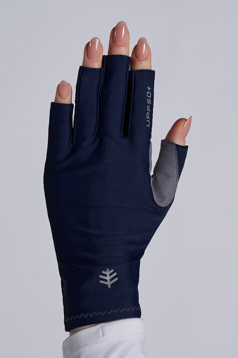 Tahoe Outdoor Sun Gloves | Black UPF 50+