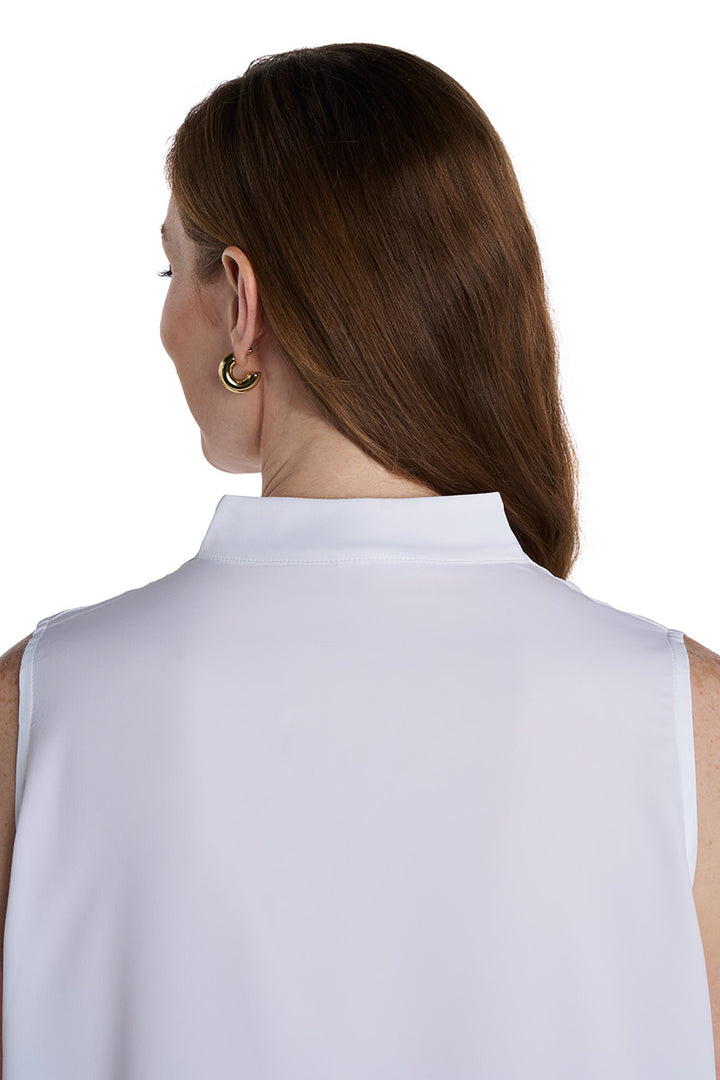 Women's Mykonos Sleeveless Top | Black UPF 50+