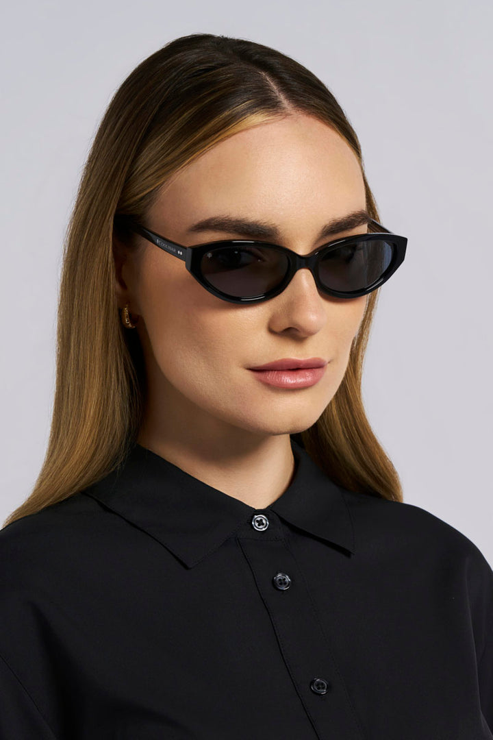 Black Women\'s Polarized Sunglasses - Sleek Everyday Style Shea | Sleek Polarized Sunglasses | Fifth & Ninth – Fifth  main image 4