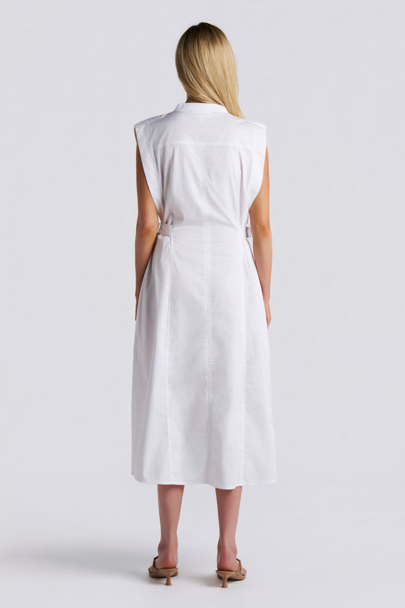Women's Reflection Sleeveless Dress | White UPF 50+