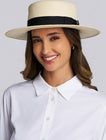 Women's Riviera Canotier Sun Hat | Natural