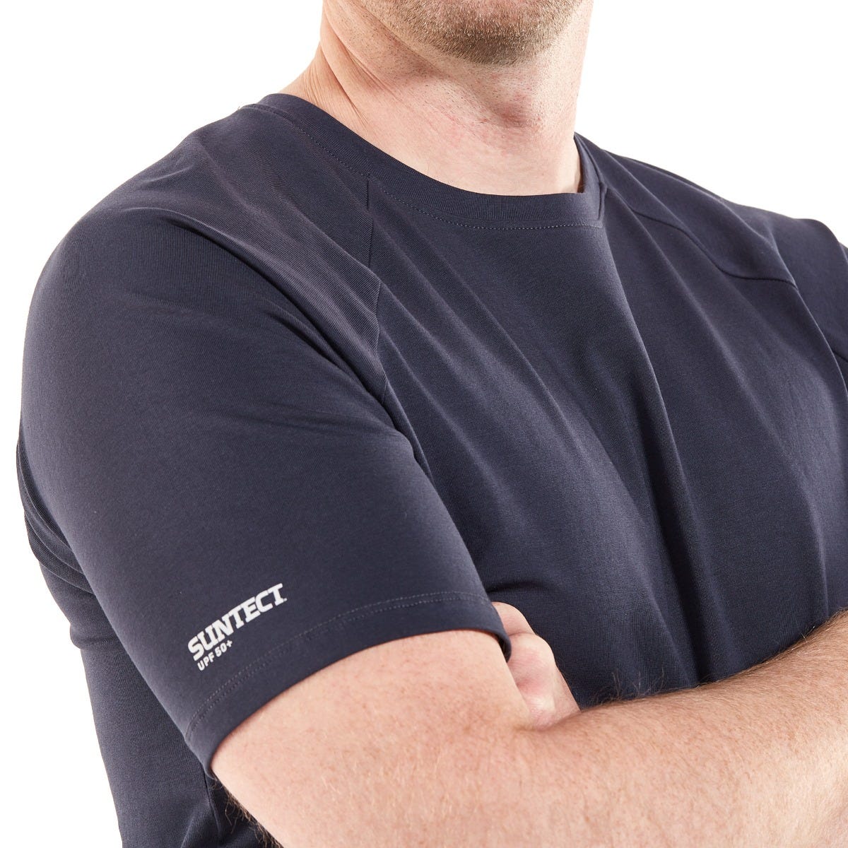 Men's Contractor Short Sleeve Tee | Charcoal UPF 50+