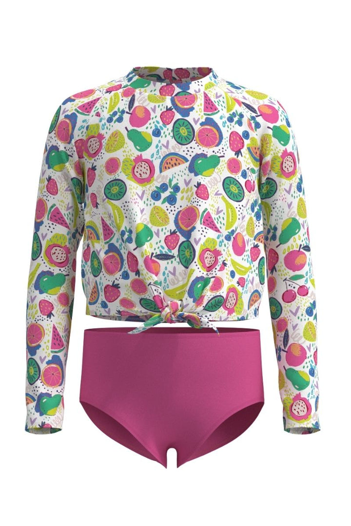 Girls' Swim Set | White Fruit Party