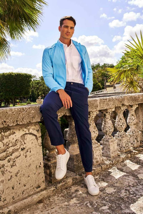 Chemise Coolibar UPF 50+ Homme, Manches Longues, Bleue, Taille XL - Protection Solaire, Très Bon état