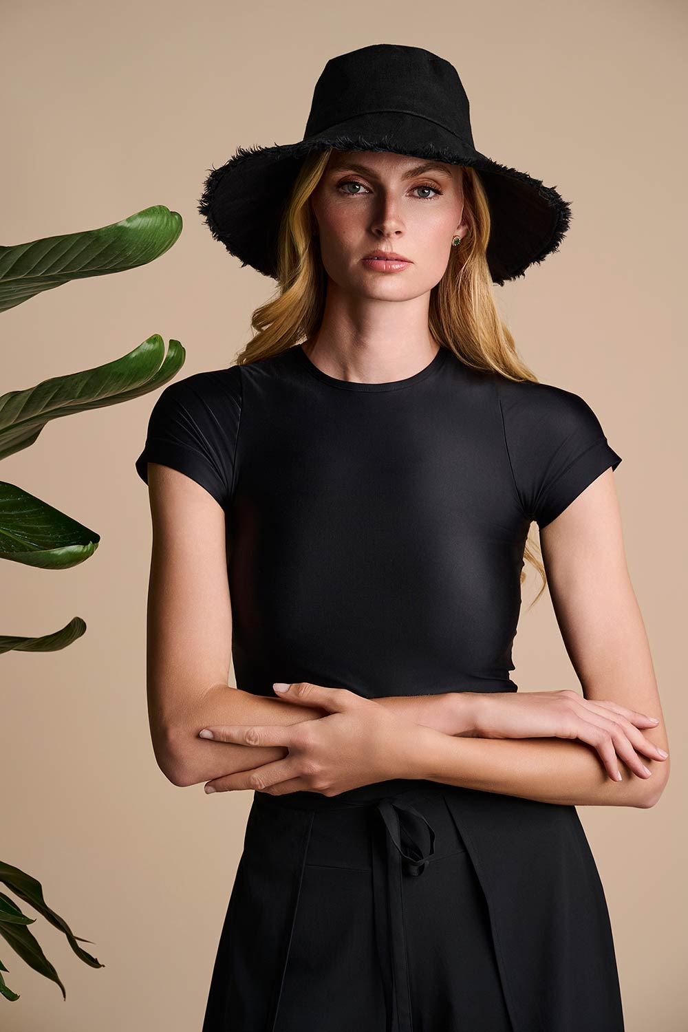 Blaze Bow Fringe Sun Hat