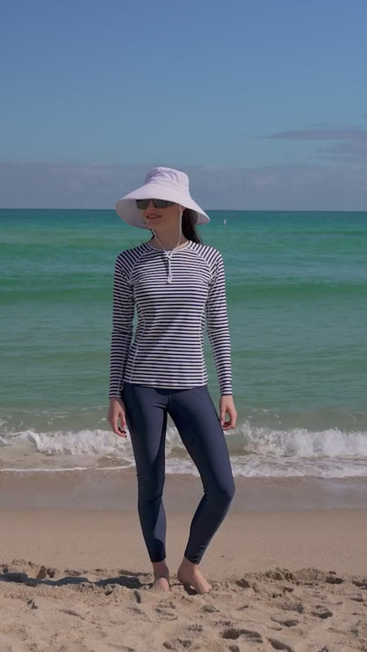 Color_White/Navy Stripe